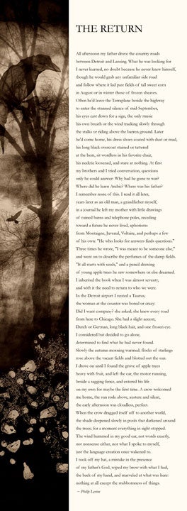The Return by Phillip Levine